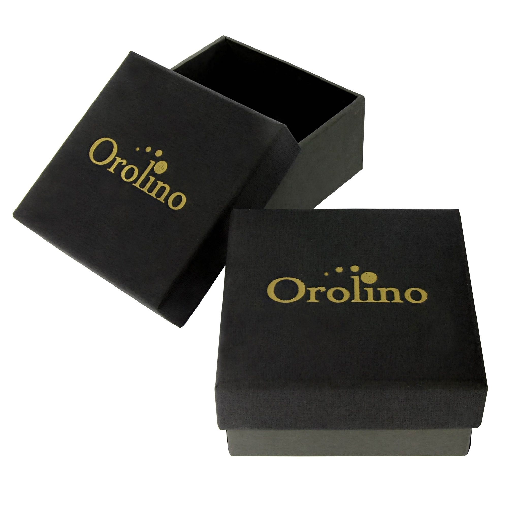 Rund Paar Orolino Vollschliff SI 585/- Ohrstecker Brillant Gelbgold