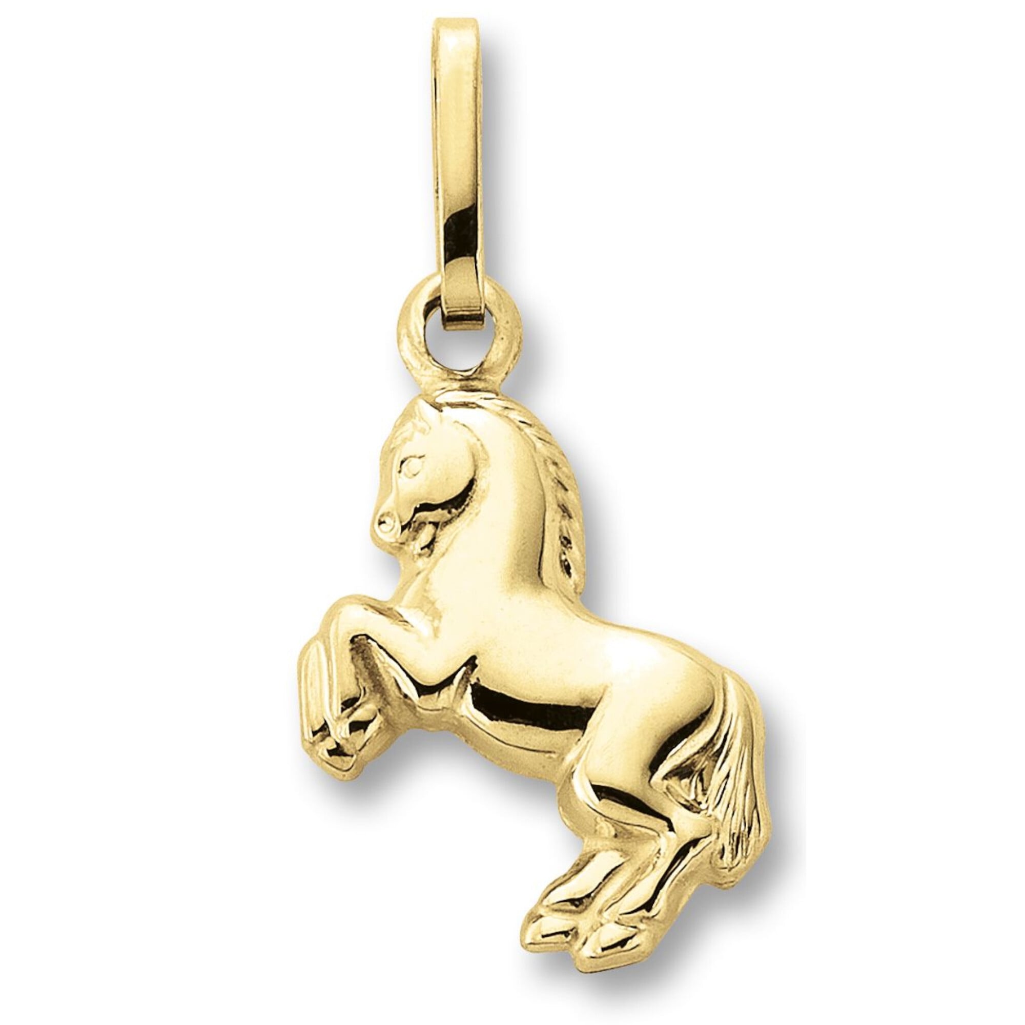 ONE ELEMENT Kette mit Anhänger »Pferd Anhänger aus 333 Gelbgold«, Schmuckset  - Set mit verstellbarer Halskette online kaufen | I'm walking
