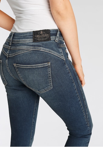 7/8-Jeans »GINA CROPPED POWERSTRETCH«, mit seitlichem Keileinsatz