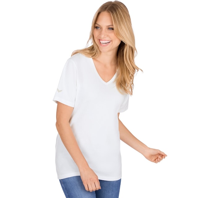 Trigema 100% shoppen T-Shirt aus Bio-Baumwolle V-Shirt »TRIGEMA (kbA)«
