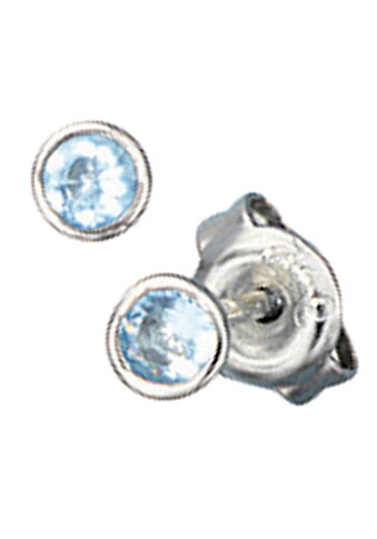 JOBO Paar Ohrstecker »Ohrringe rund«, 925 Silber mit Zirkonia kaufen