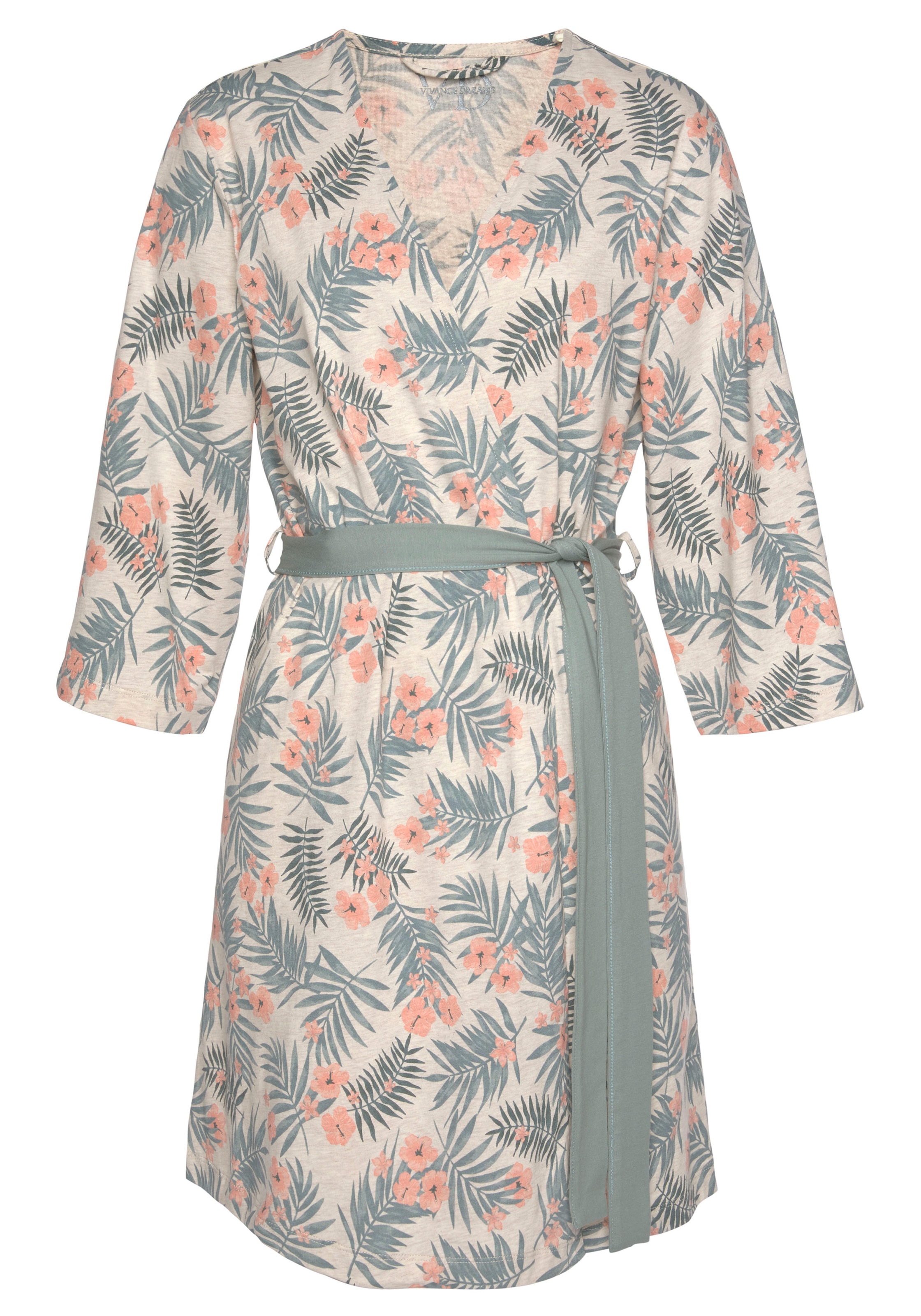 LASCANA Kimono, in und & auf uni bestellen Rechnung Allover-Druck Wäsche