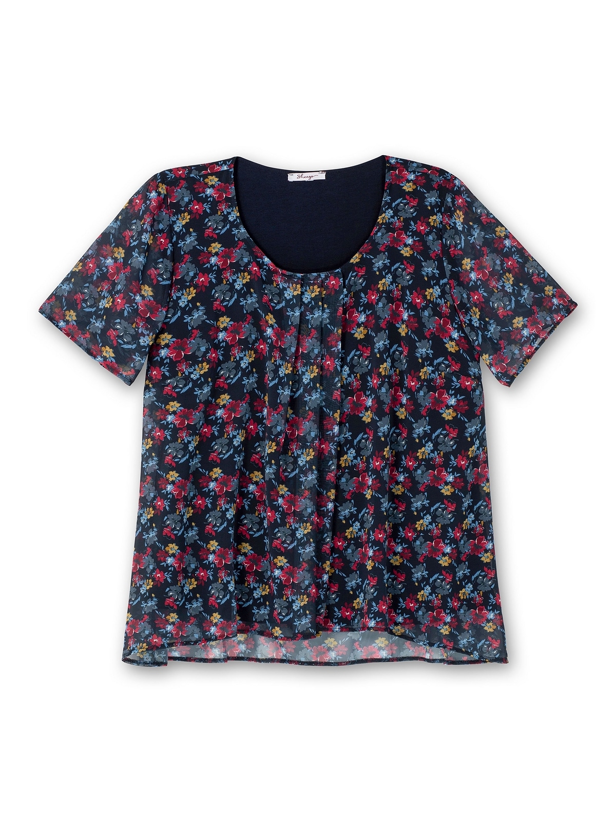 Sheego T-Shirt »Große Chiffonqualität, in Untershirt Größen«, leichter blickdichtes bestellen