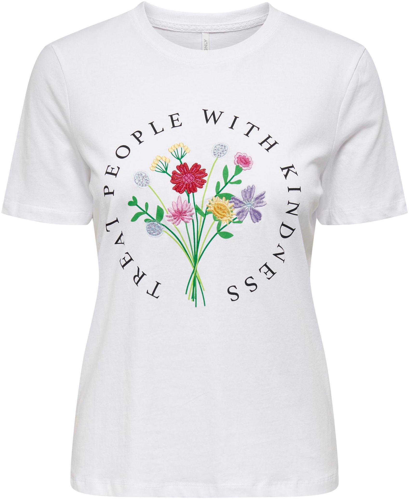 ONLY Kurzarmshirt »ONLEMMA REG S/S FLOWER TOP BOX JRS« kaufen