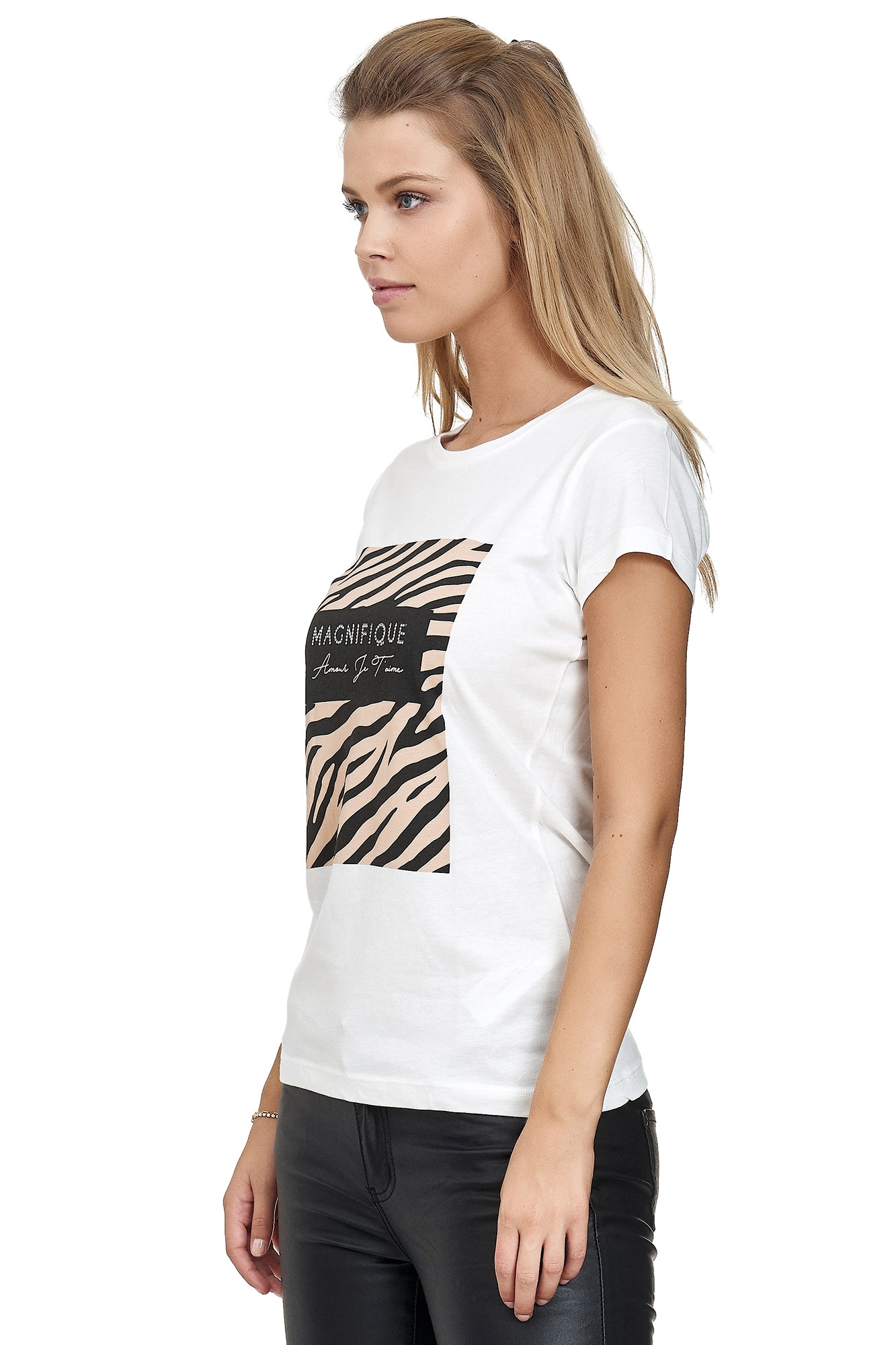 Decay T-Shirt, mit glänzendem walking Frontprint I\'m shoppen 