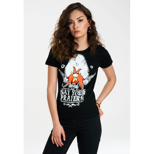 LOGOSHIRT T-Shirt »Looney Tunes – Say Your Prayers«, mit lizenzierten  Originaldesign shoppen | I\'m walking