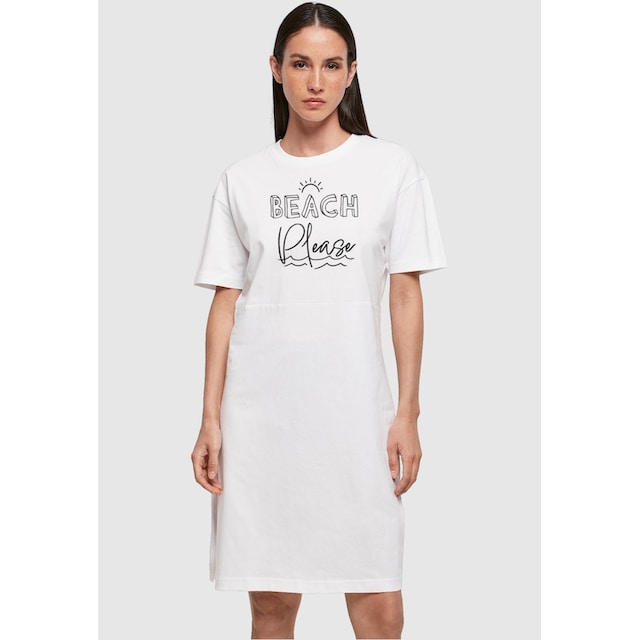 Merchcode Stillkleid »Damen Ladies Beach Please Oversized Slit Tee Dress«, (1  tlg.) | I\'m walking