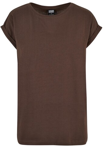 URBAN CLASSICS Kurzarmshirt »Urban Classics Damen Ladies Extended Shoulder Tee« kaufen
