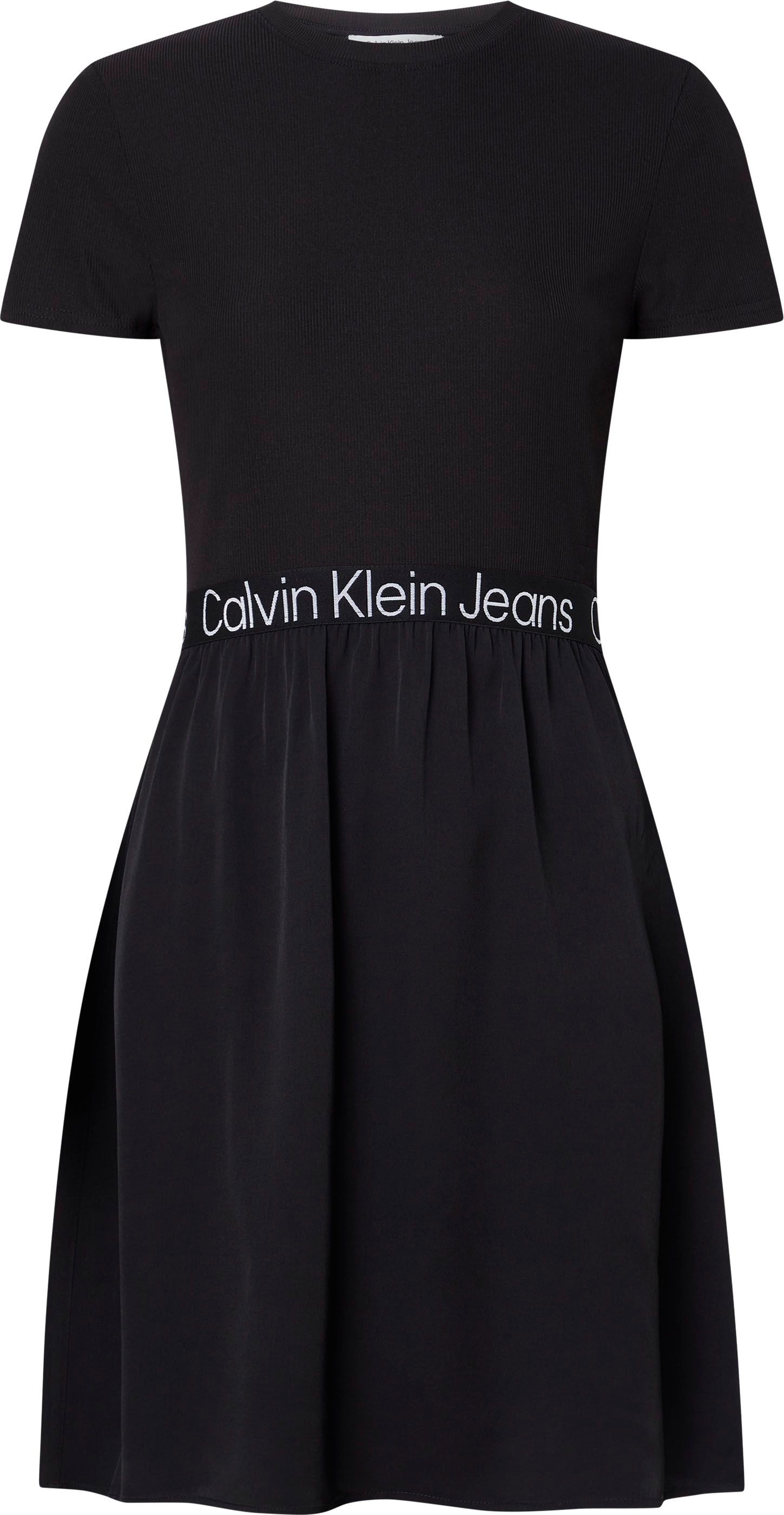 Calvin Klein Jeans 2-in-1-Kleid, im Materialmix bestellen | I'm walking