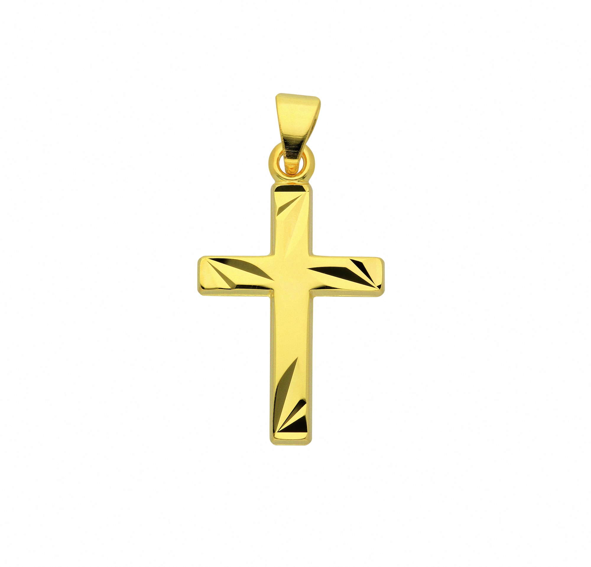 mit kaufen »585 | online mit - Kreuz walking Anhänger Set Halskette Kette I\'m Gold Adelia´s Schmuckset Anhänger«,