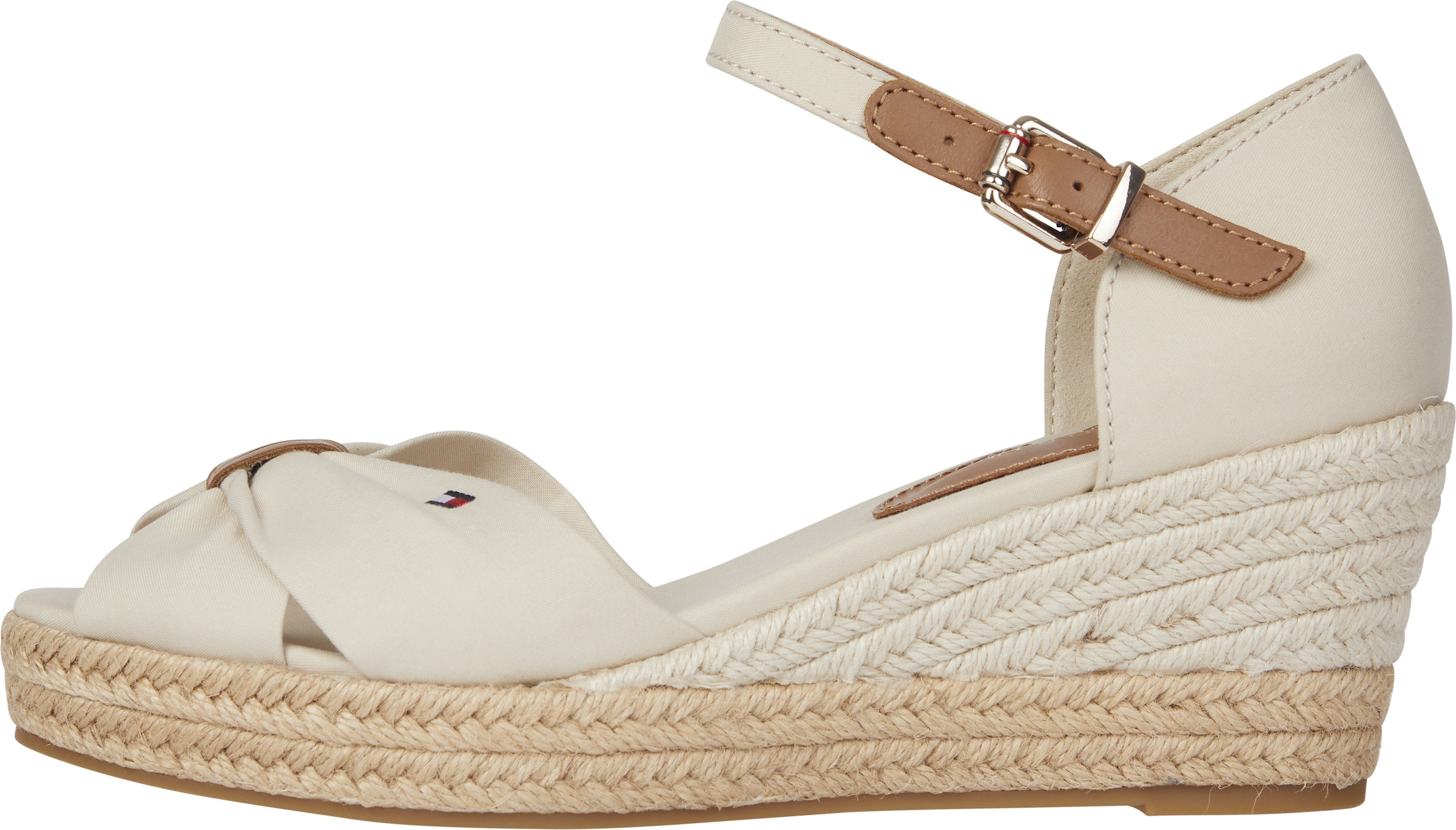 tommy hilfiger keilsandalette beige