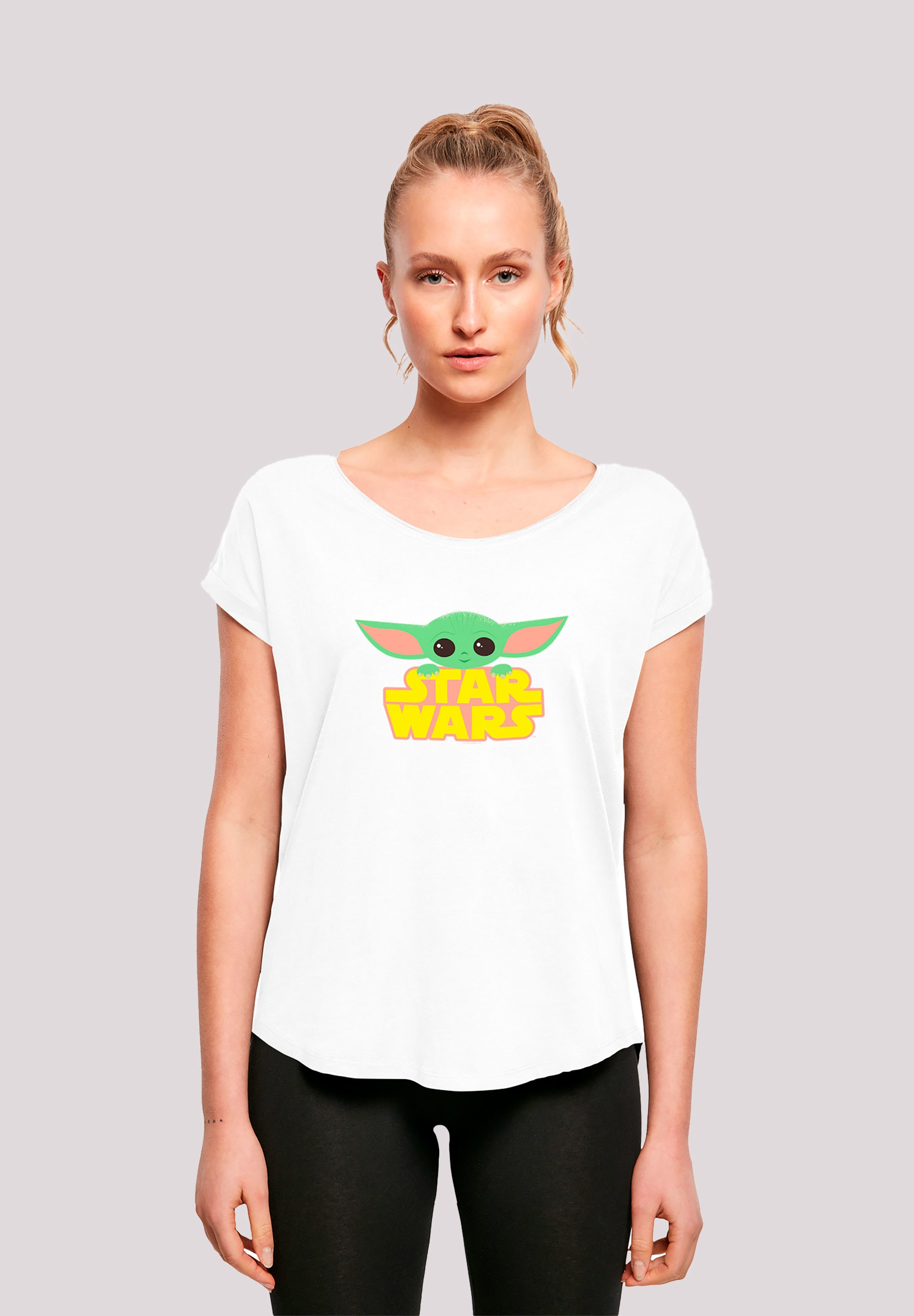 F4NT4STIC T-Shirt Mandalorian kaufen Print | The I\'m walking »Star Wars Baby Yoda«