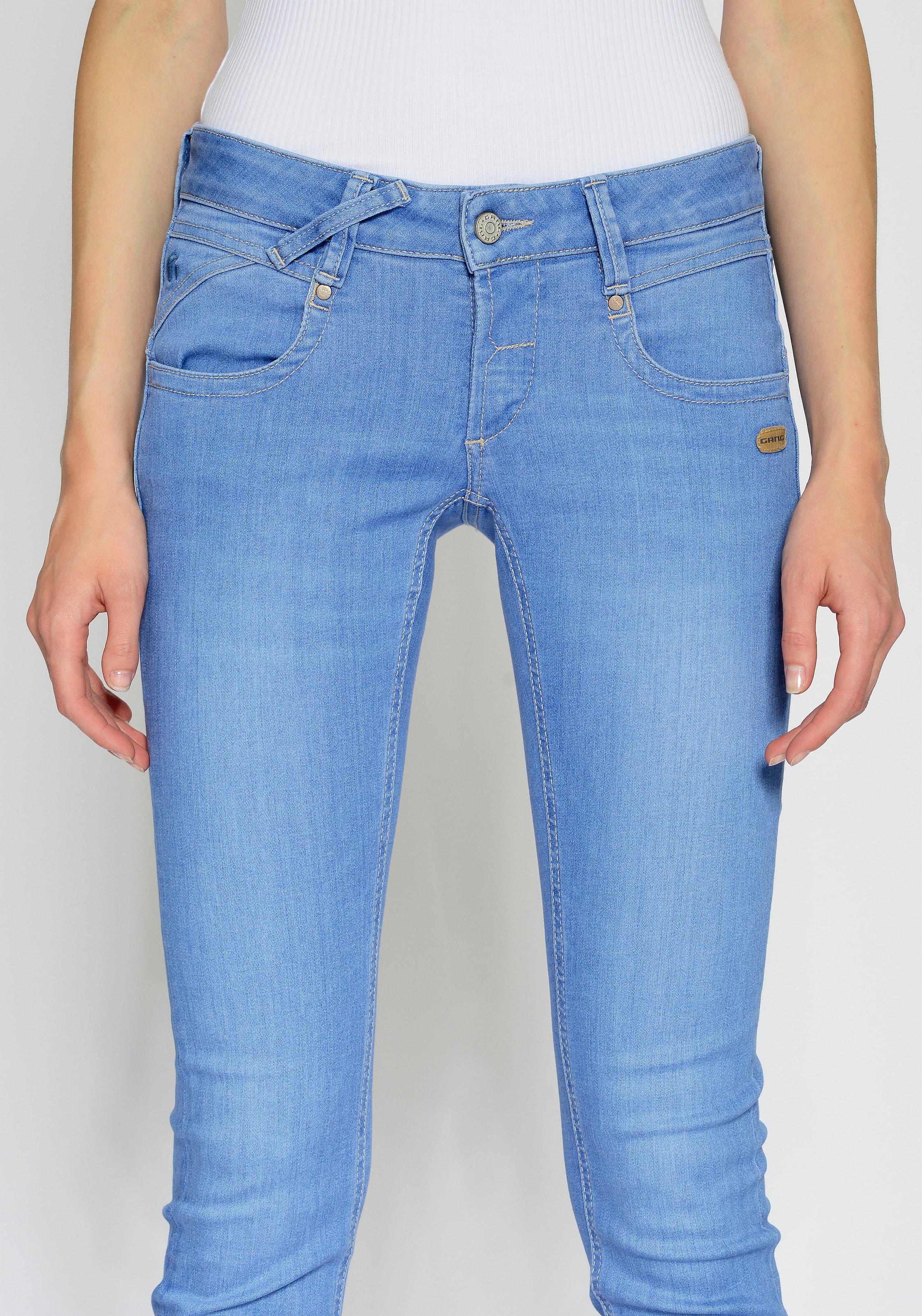 I\'m »94Nena«, | GANG Used-Effekten Skinny-fit-Jeans mit kaufen walking
