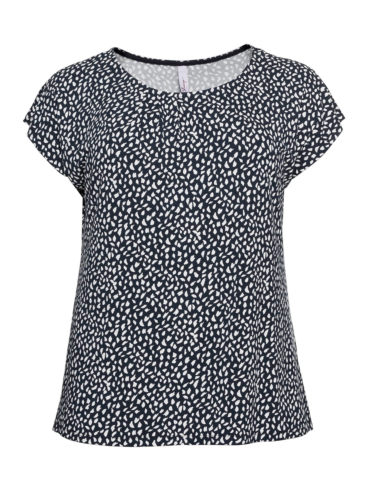 Sheego T-Shirt »Große Größen«, I\'m | gelegten kaufen Falten mit Alloverdruck und walking