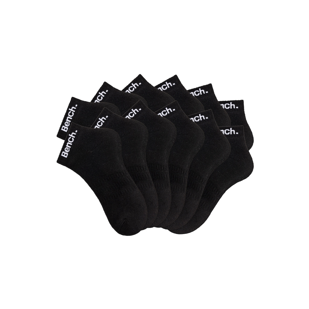 Bench. Sportsocken (12 Paar) Tennis Kurzsocken mit Halbfußfrottee Bench. Sportsocken (12 Paar) Tennis Kurzsocken mit Halbfußfrottee