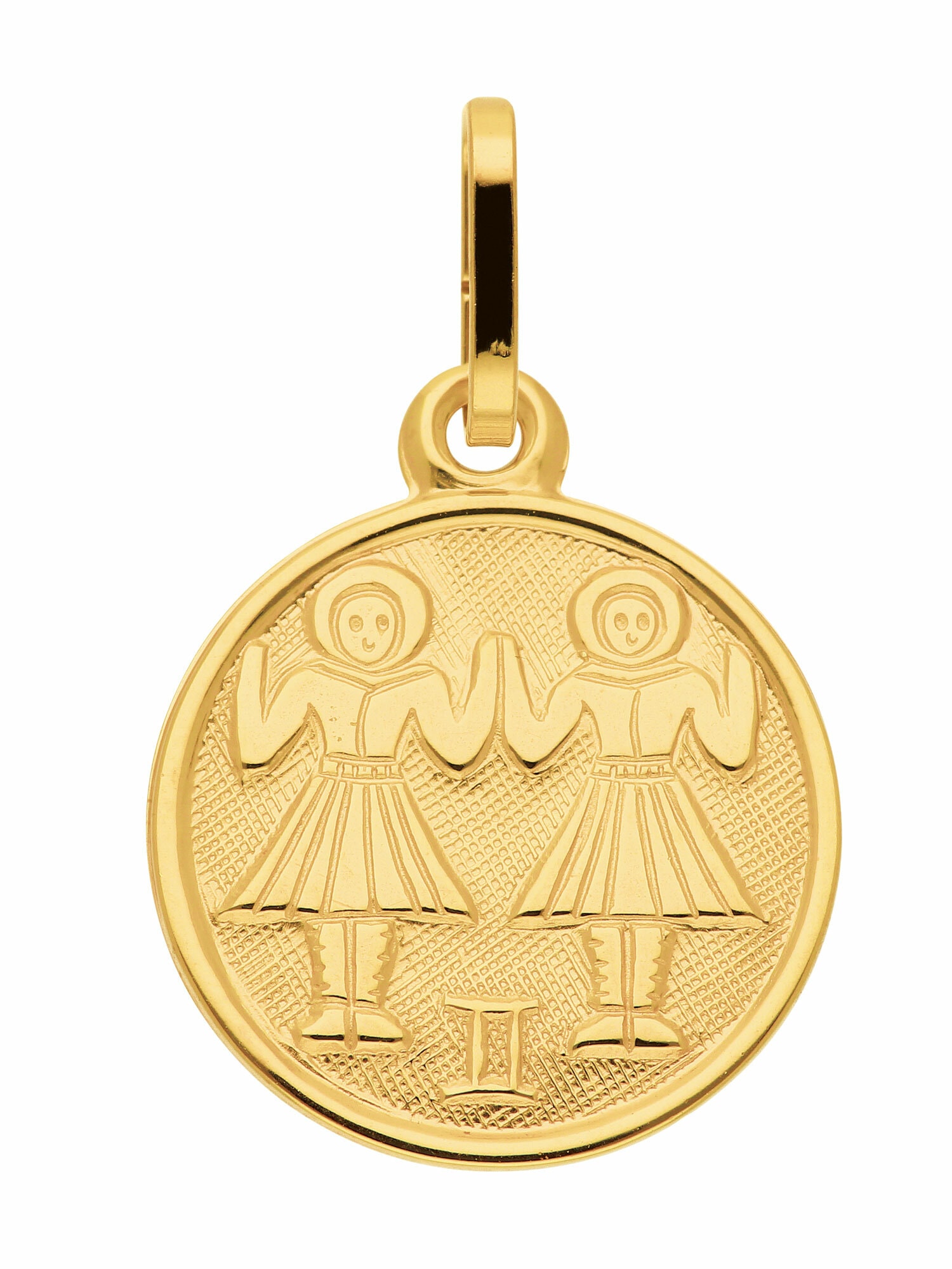Adelia´s Kettenanhänger »333 Gold Sternzeichen Anhänger Zwilling Ø 11,8  mm«, Goldschmuck für Damen & Herren online kaufen | I'm walking