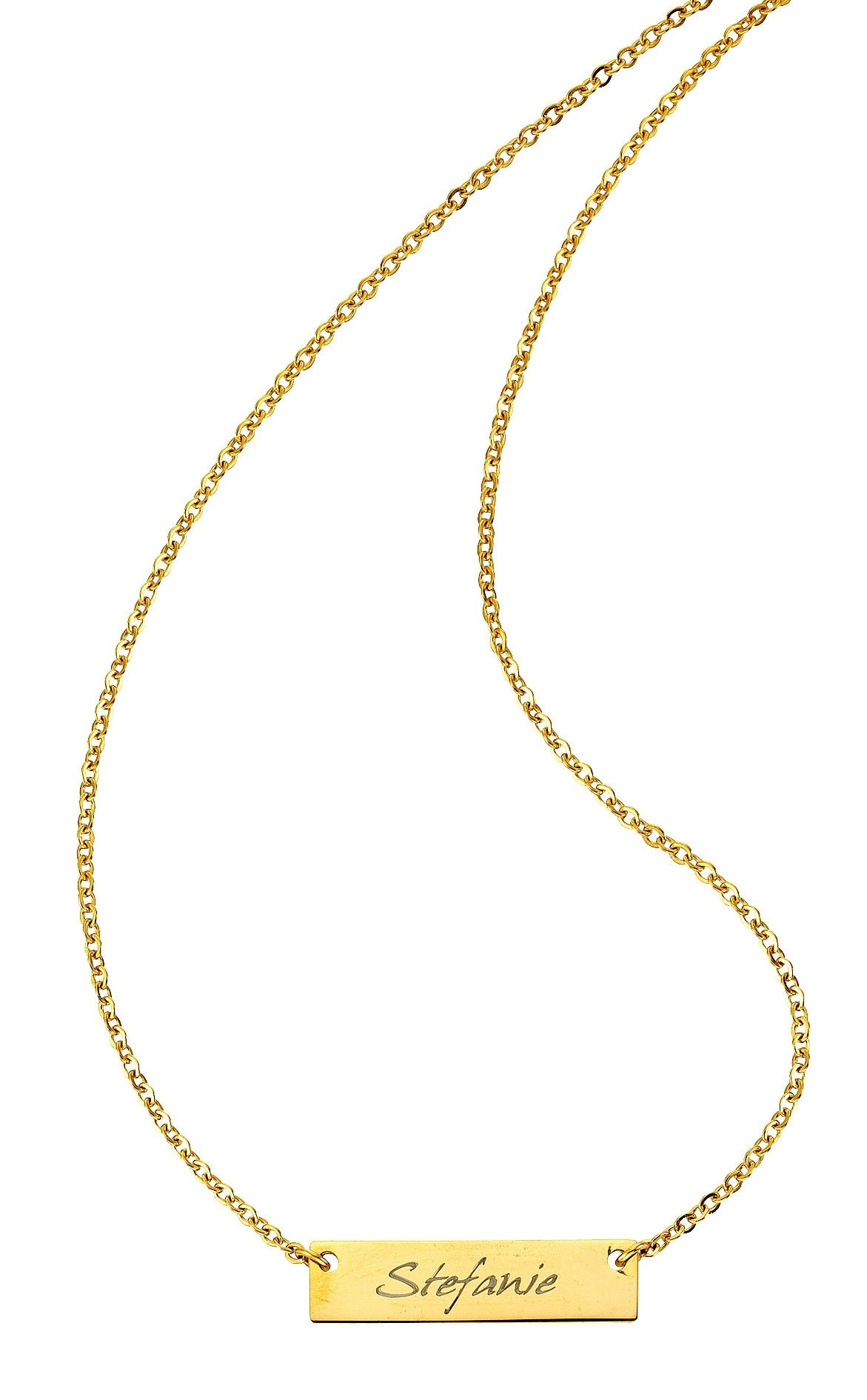 Firetti Namenskette »Schmuck Geschenk Halskette mit deinem Namen«, GRAVURwunsch  per Mail senden, Anlass Geburtstag Taufe Weihnachten kaufen | I\'m walking