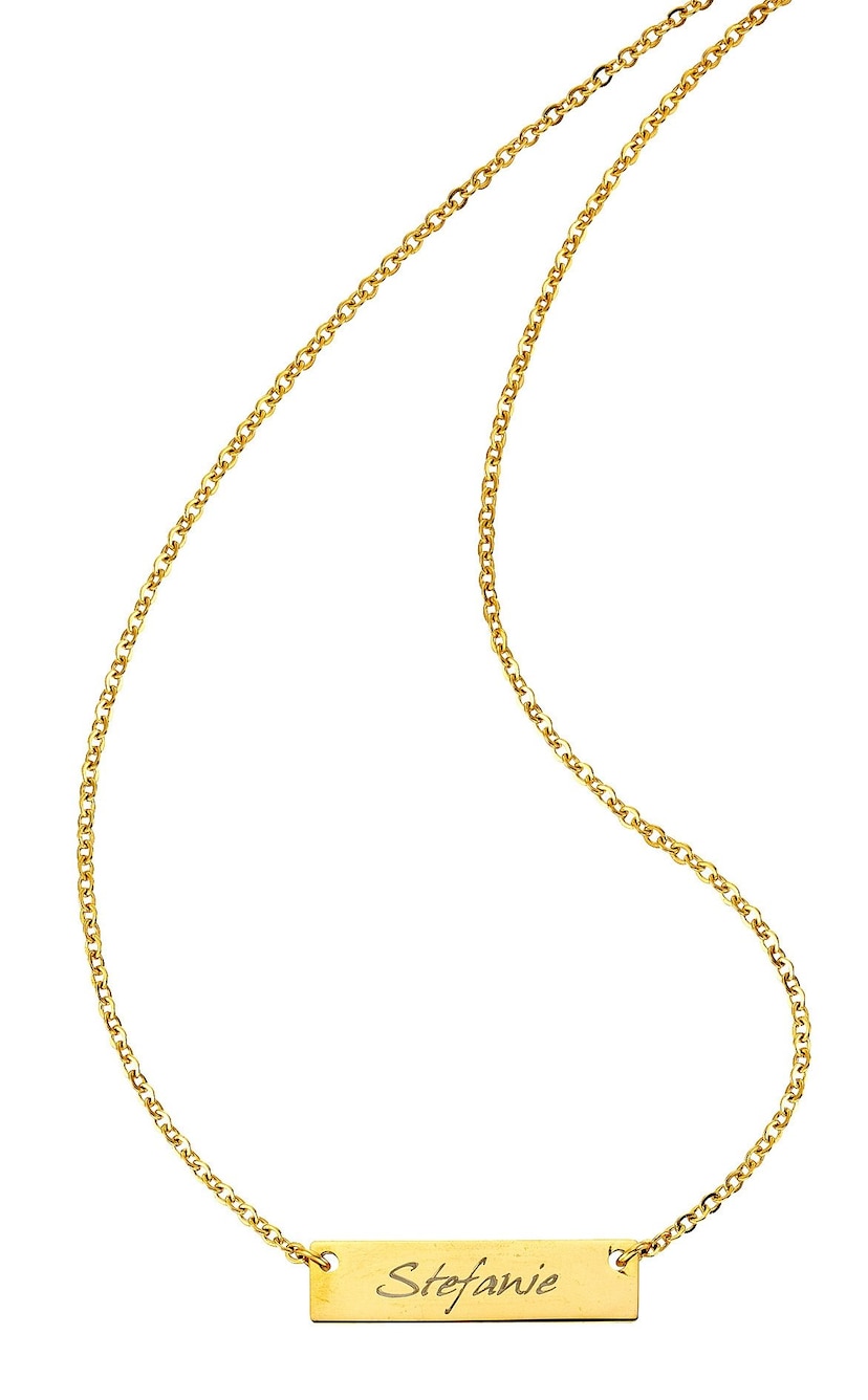 Firetti Namenskette »Schmuck Geschenk Silber 925 Halskette mit deinem Namen«,  GRAVURwunsch per Mail, Anlass Geburtstag Valentinstag Weihnachten kaufen |  I'm walking