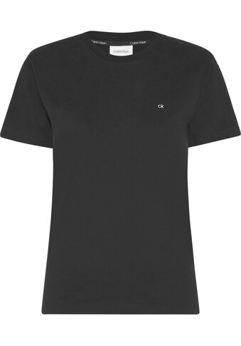 Calvin Klein Rundhalsshirt »SMALL LOGO C-NECK TOP«, mit kleinem CK Monogramm Logo auf... kaufen