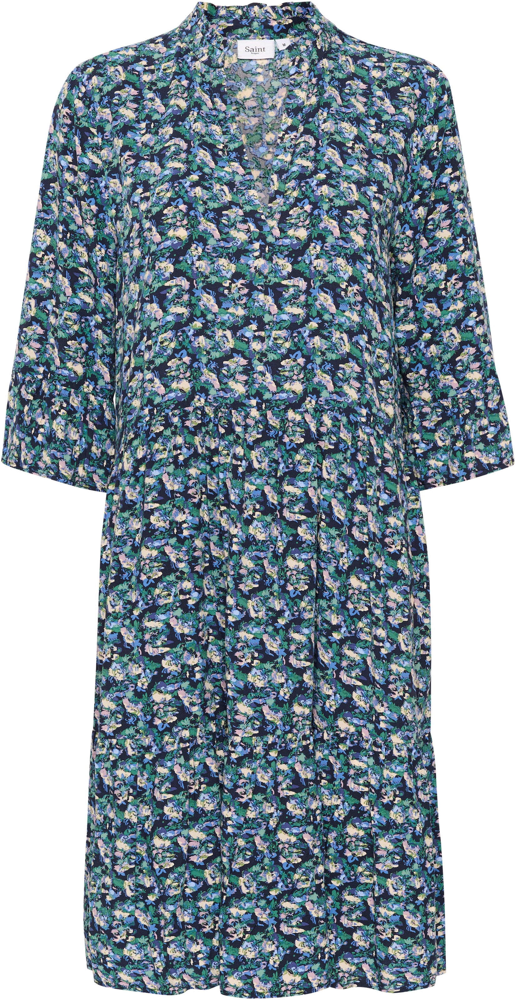 Saint Tropez Sommerkleid walking | kaufen Dress«, mit 3/4 »EdaSZ Ärmel Volant I\'m und