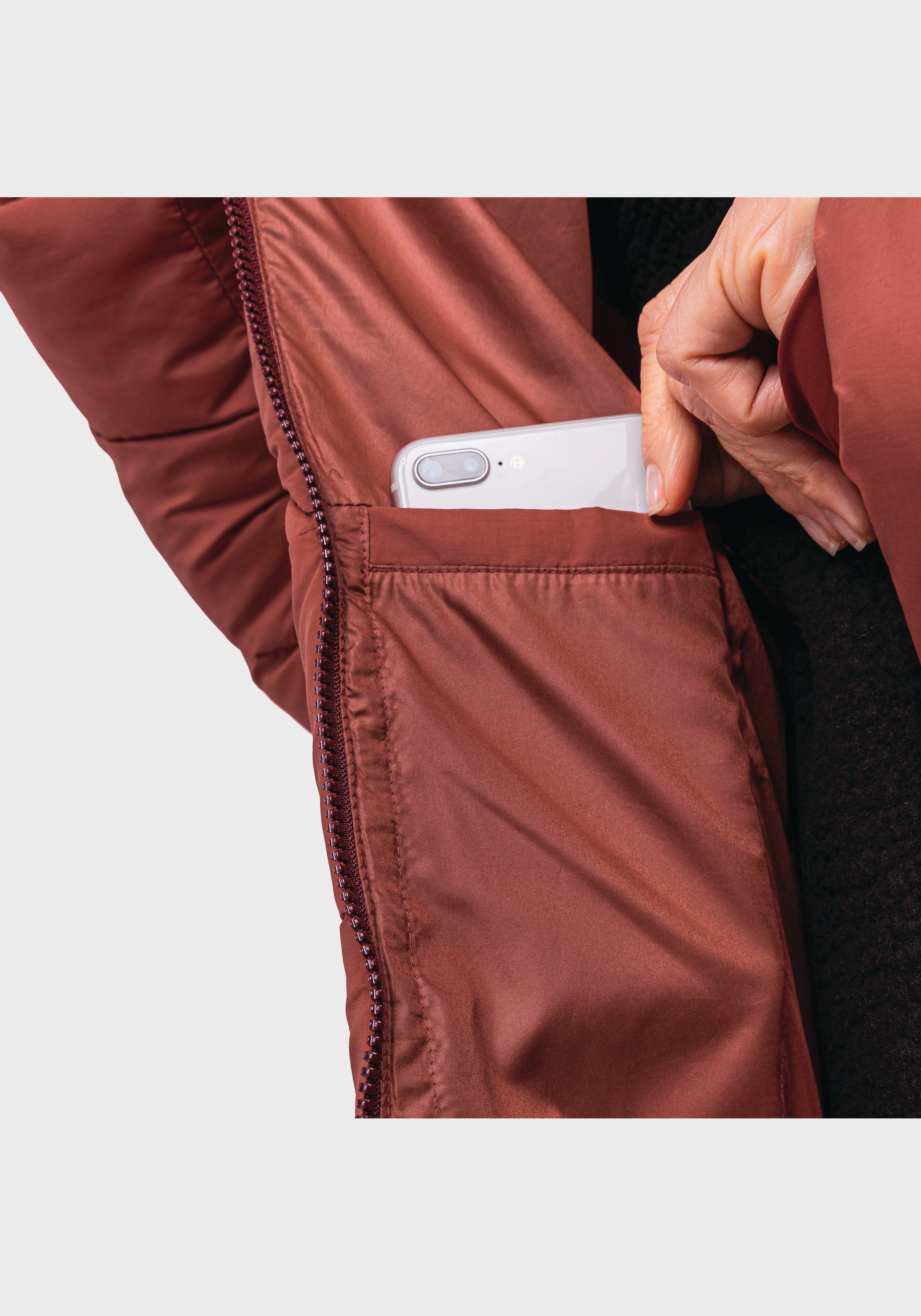 Schöffel walking mit Outdoorjacke I\'m kaufen »Ins L«, online Kapuze Boston Jacket |