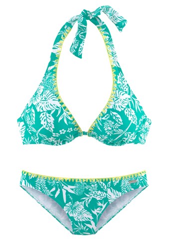 Venice Beach Bügel-Bikini, mit kontrastfarbener Häkelkante kaufen