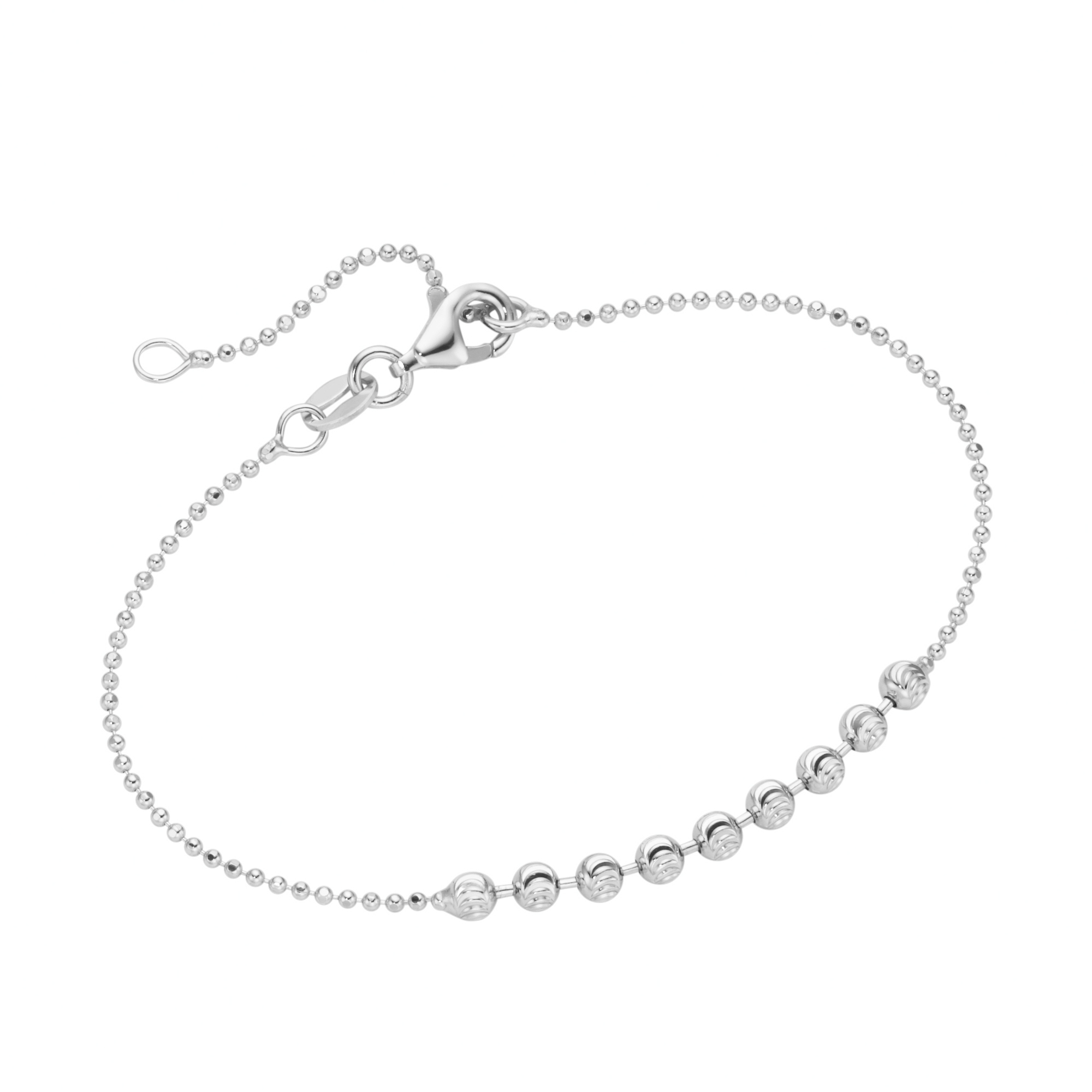Armband »elegantes Kugelketten Armband, Silber 925«