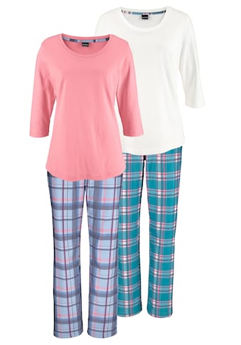 Arizona Pyjama, (2 Stück), mit passenden Basicshirts kaufen