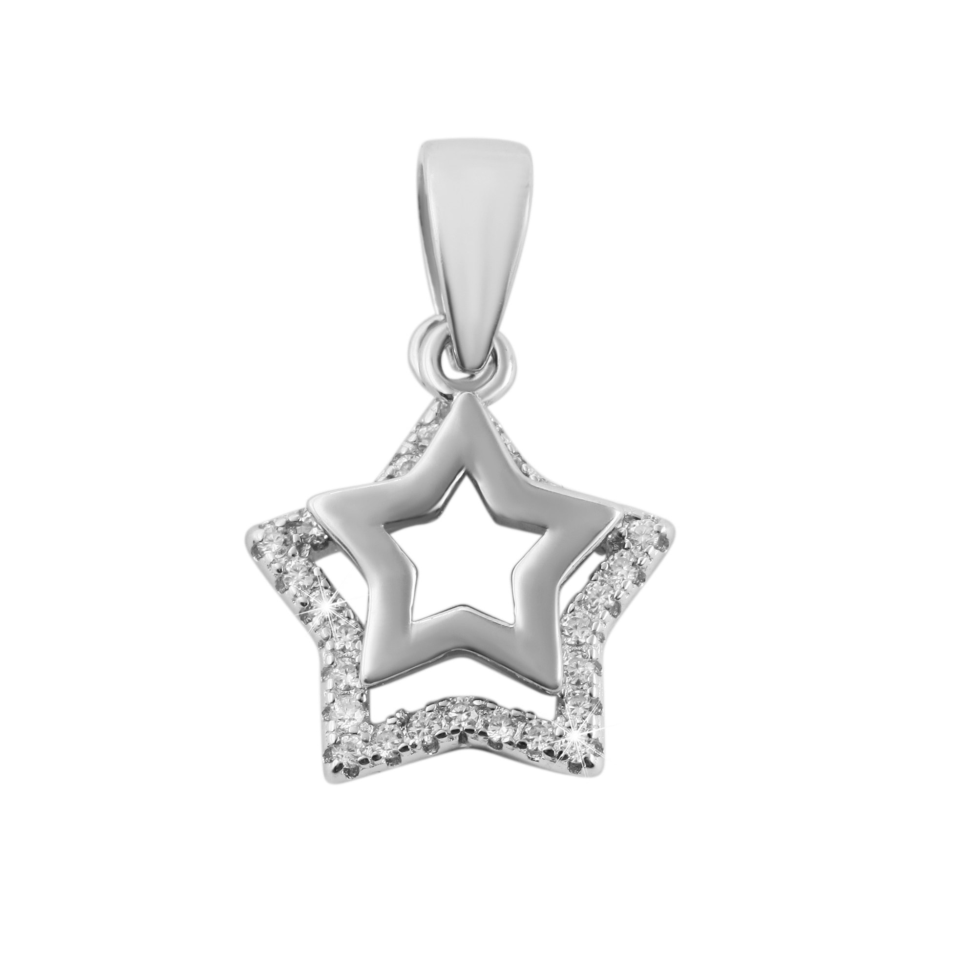 Stern Silber aus »Anhänger Adelia´s | walking I\'m Zirkonia« mit Kettenanhänger kaufen 925