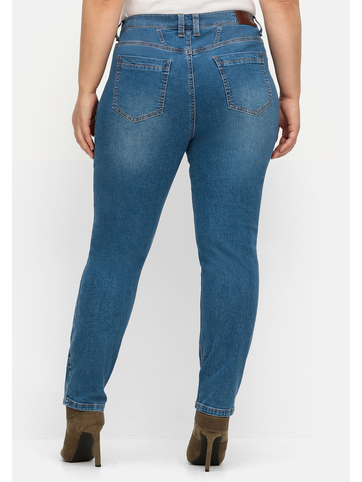 Sheego Stretch-Jeans »Große walking PIA, aus | Denim elastischem I\'m shoppen Größen«