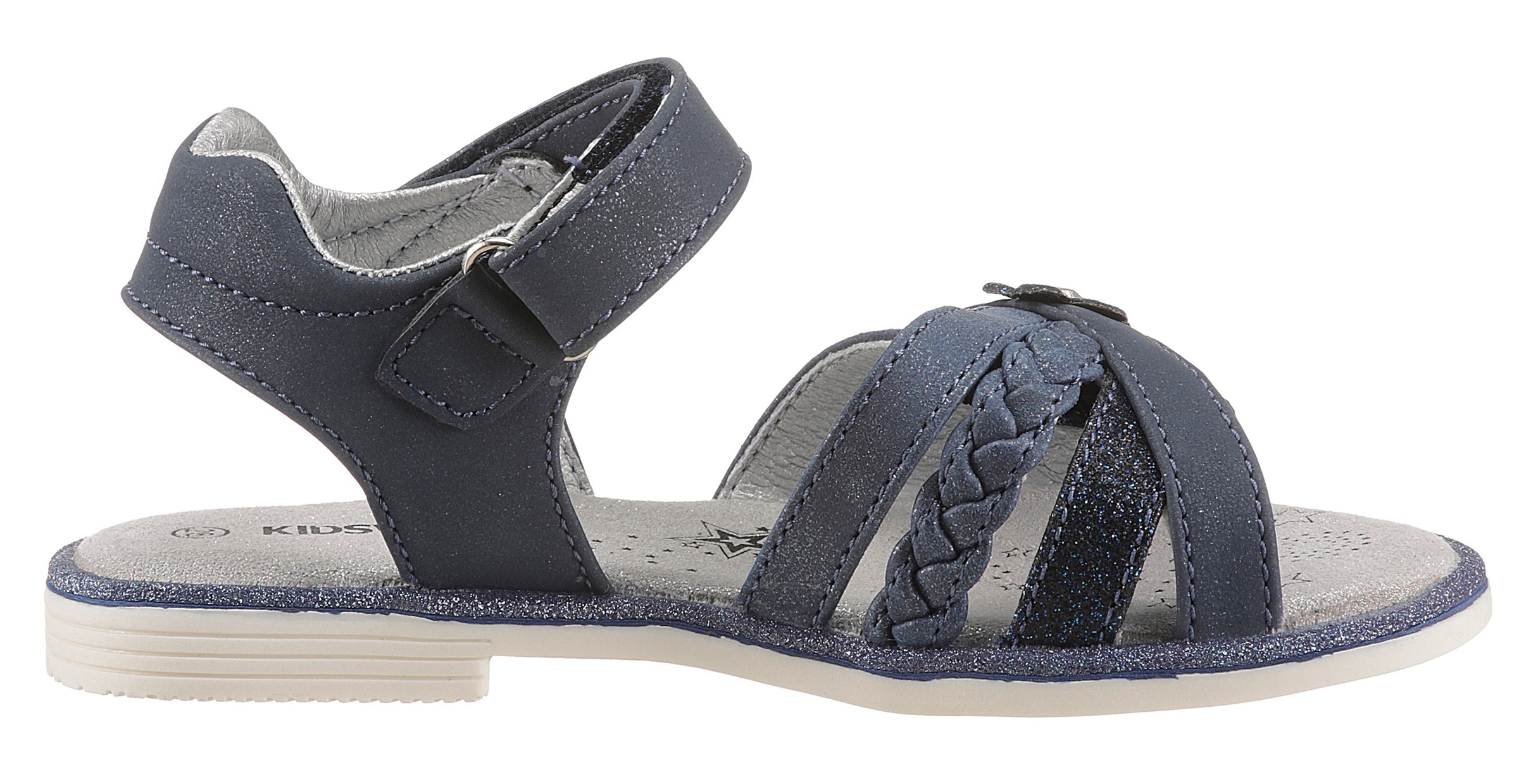 KIDSWORLD Riemchensandale, mit Glitzerdetails