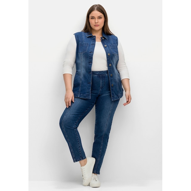 Sheego Jeansweste »Große Größen«, aus elastischer Baumwolle shoppen