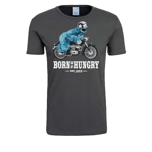 LOGOSHIRT T-Shirt »Sesamstrasse – Krümelmonster Motorrad«, mit lizenziertem  Print shoppen