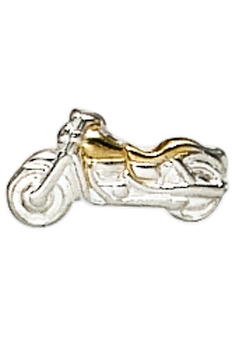 JOBO Single-Ohrstecker »Motorrad«, 925 Silber bicolor vergoldet kaufen