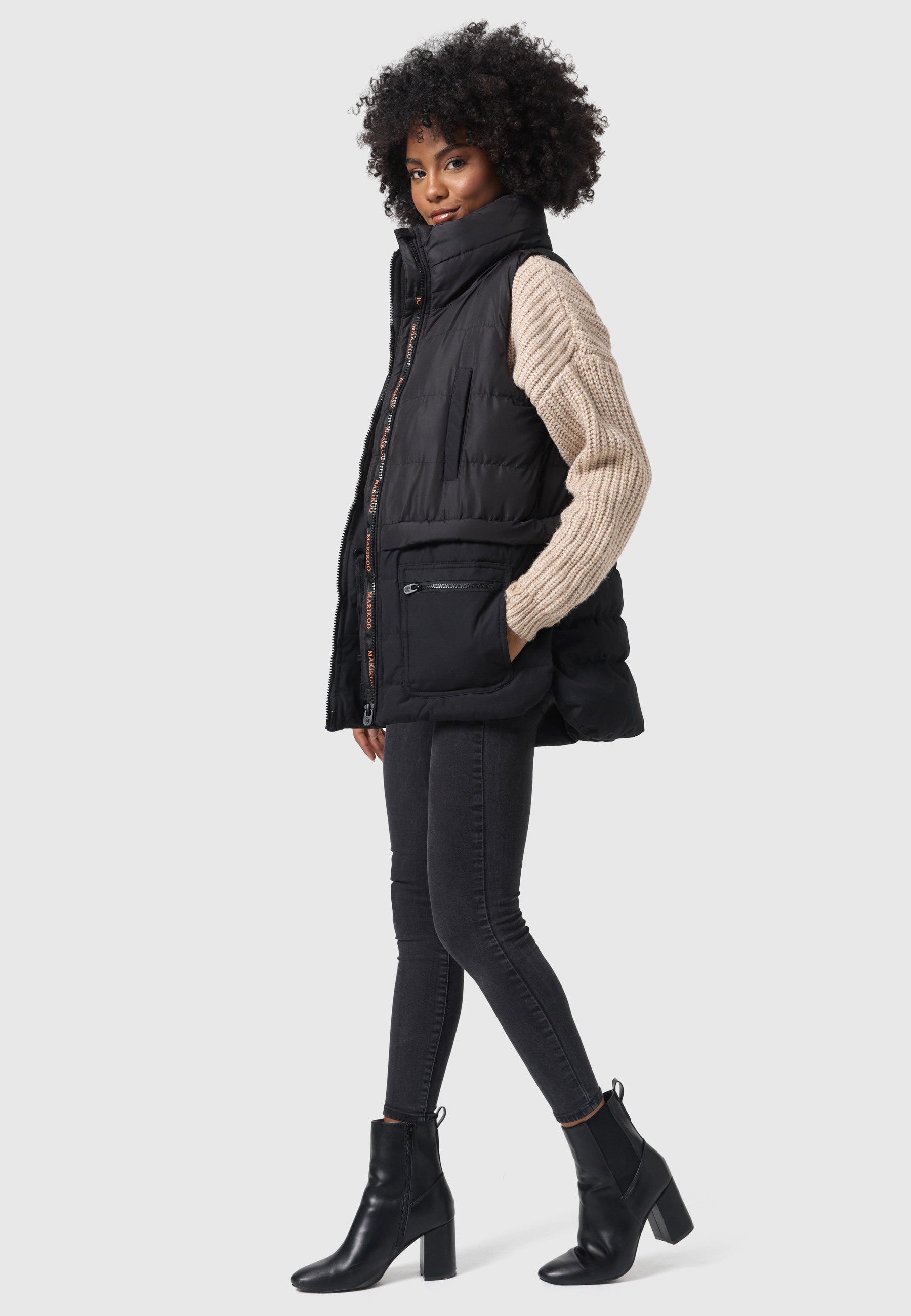 Marikoo walking I\'m kaufen Steppweste mit »Kiraraa«, schönem | online Steppdesign