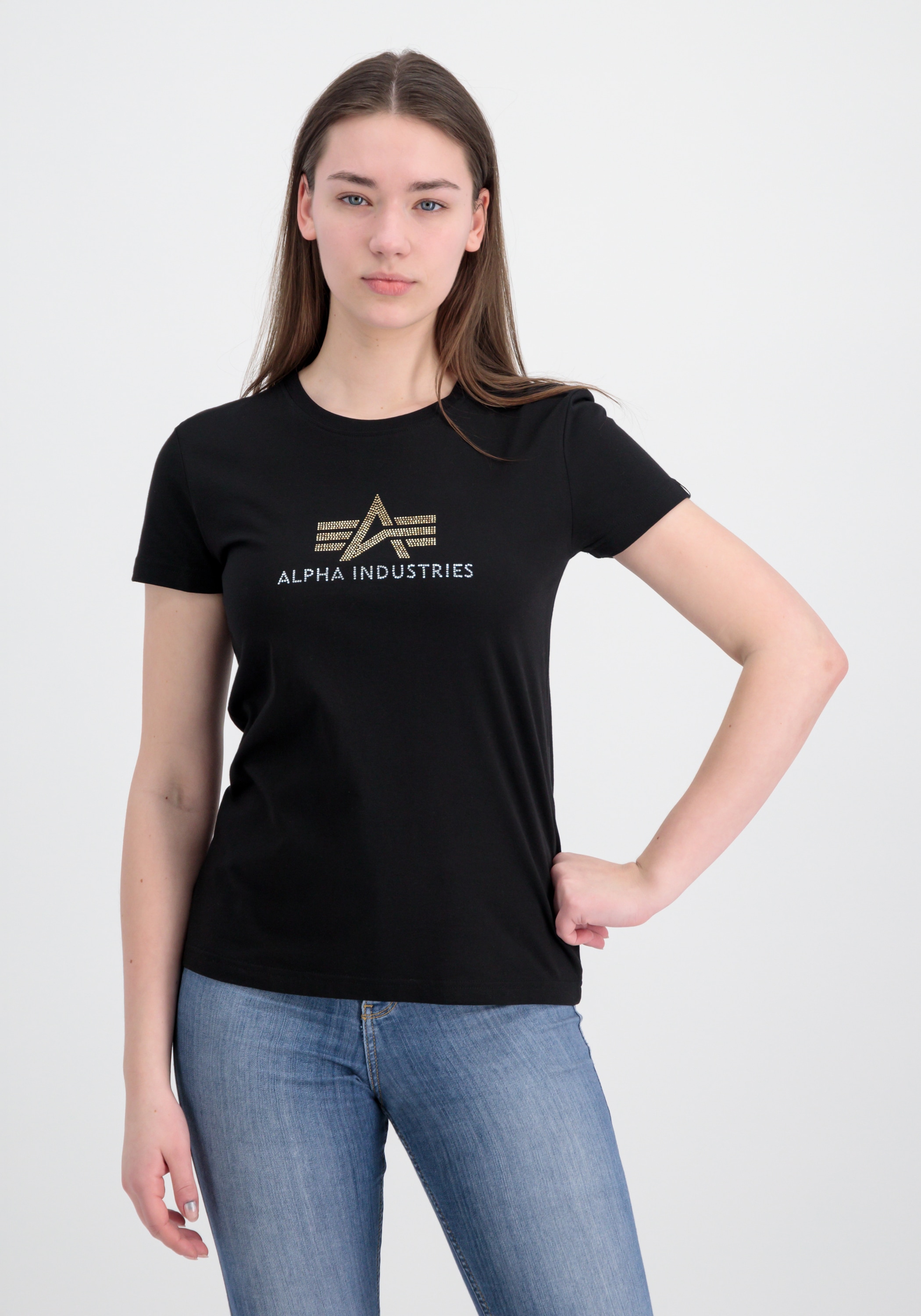Alpha Industries T-Shirt »Alpha Industries Women - T-Shirts Crystal T Wmn«  kaufen | I'm walking