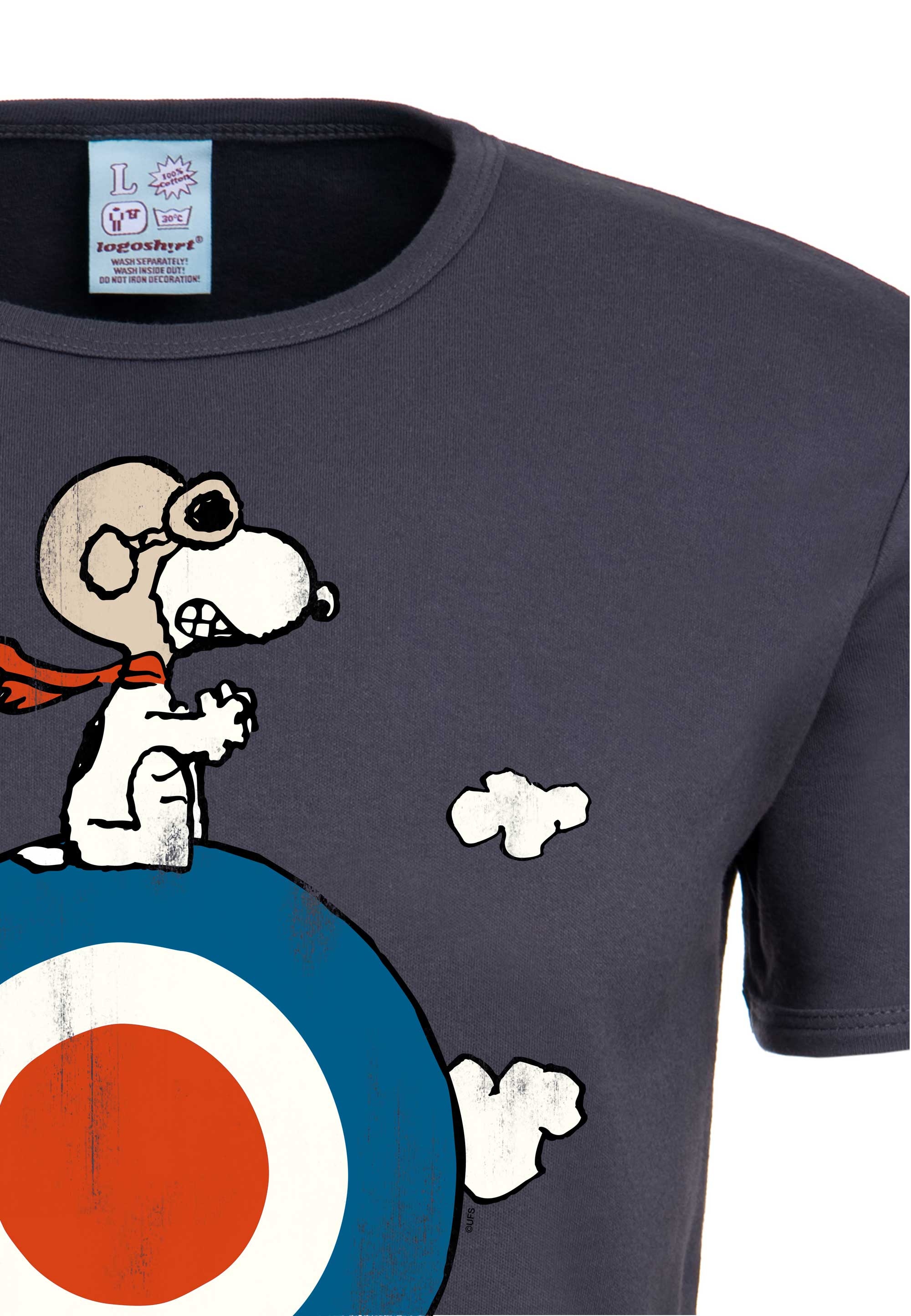 LOGOSHIRT T-Shirt »Snoopy«, mit lizenziertem | online Originaldesign walking I\'m