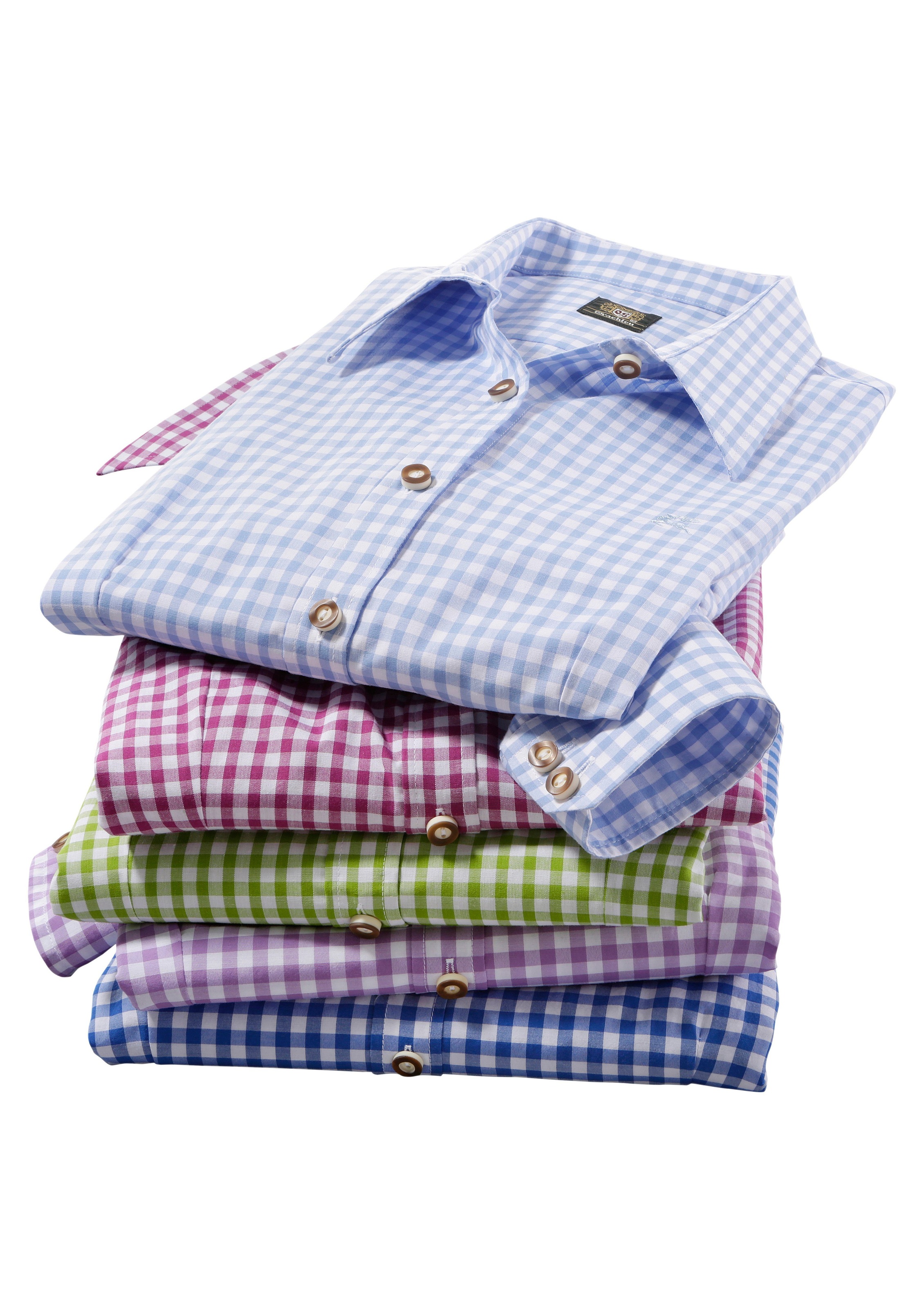 Os trachten trachtenbluse damen im karodesign online kaufen i m walking