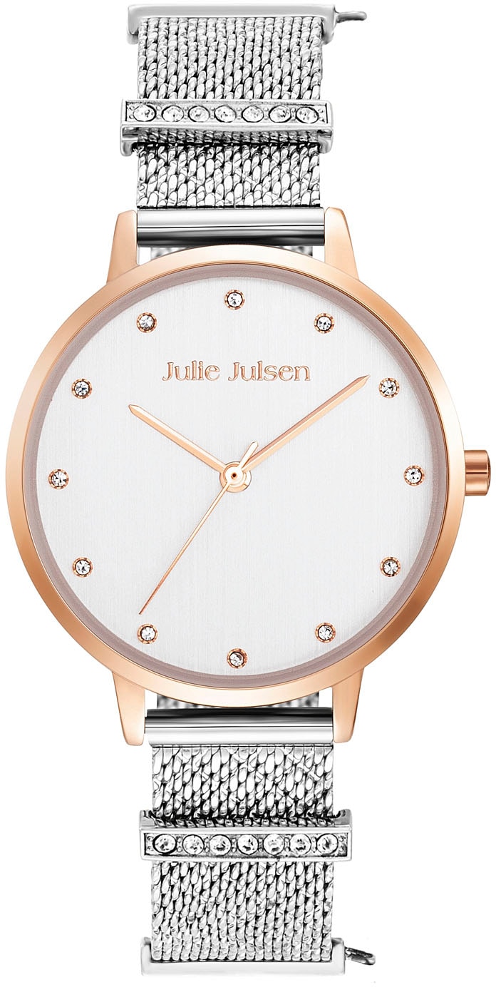 Julie Julsen Quarzuhr »Julie Julsen Charming Bicolor Dots,  JJW1231RGSME-34-1«, Charminguhr, Glitzer online kaufen | I\'m walking