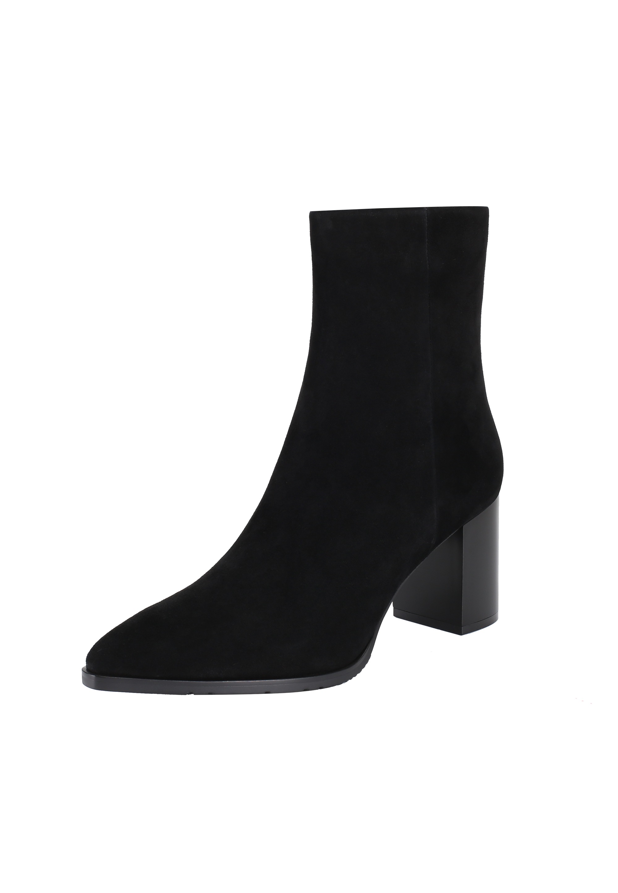 ekonika Stiefelette aus samtigem Velours