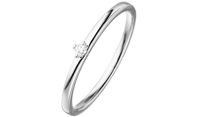 JOBO Fingerring »Ring mit Granat und 66 Diamanten«, 585 Weißgold kaufen |  I'm walking