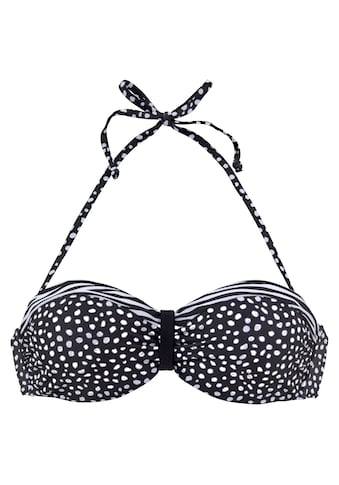 LASCANA Bandeau-Bikini-Top »Safari«, mit Mustermix kaufen