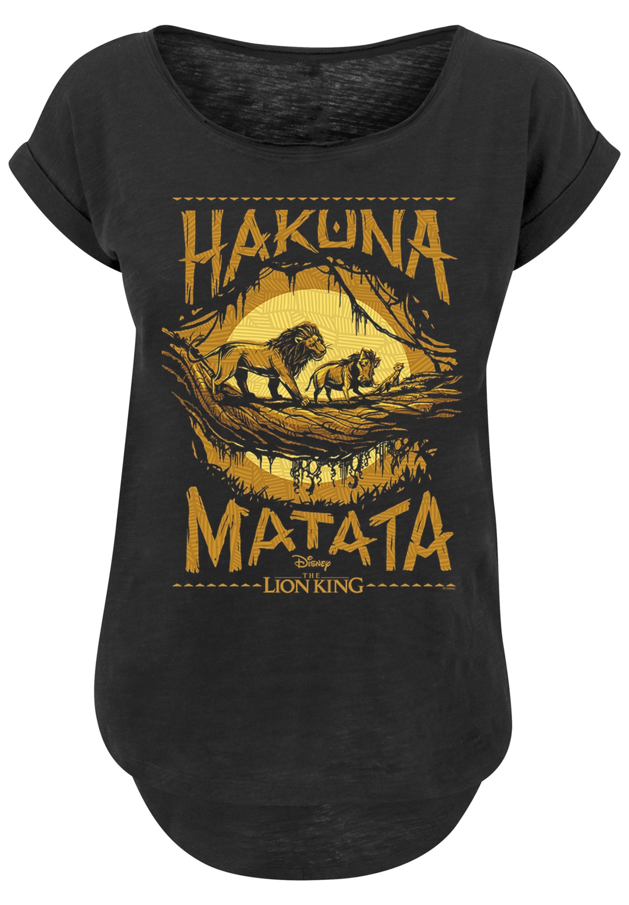 der de F4NT4STIC »König Print kaufen Löwen T-Shirt imwalking. Hakuna | Matata«,