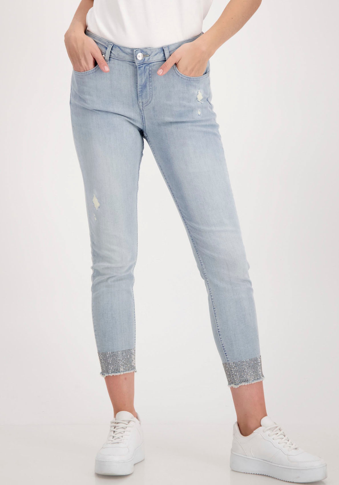Monari 7/8-Jeans, mit Glitzersteinchen kaufen