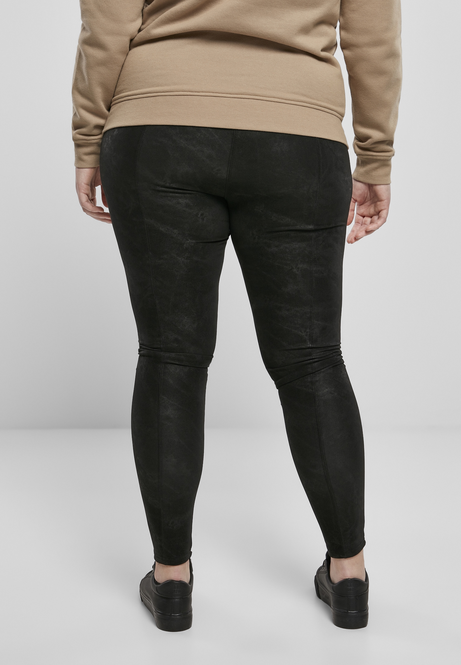 (1 »Damen Faux kaufen URBAN Ladies Leather Washed tlg.) Leggings Pants«, CLASSICS