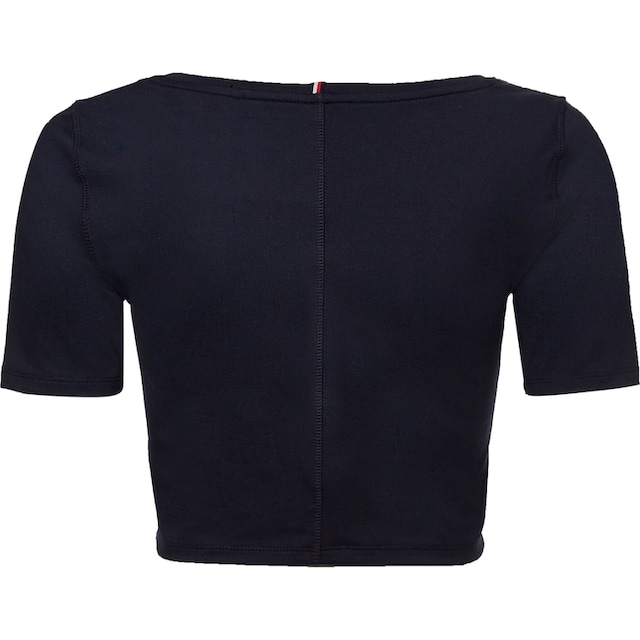 Tommy Hilfiger Sport T-Shirt »CROPPED FITTED TEE«, mit Tommy Hilfiger Sport  Markenlabel kaufen | I'm walking