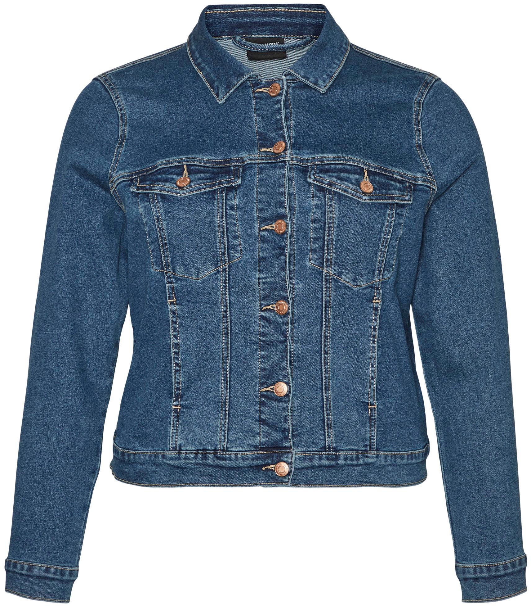 vero moda curve -  Jeansjacke "VMRUNA LS SLIM DNM JCK MIX GA CUR NOOS"