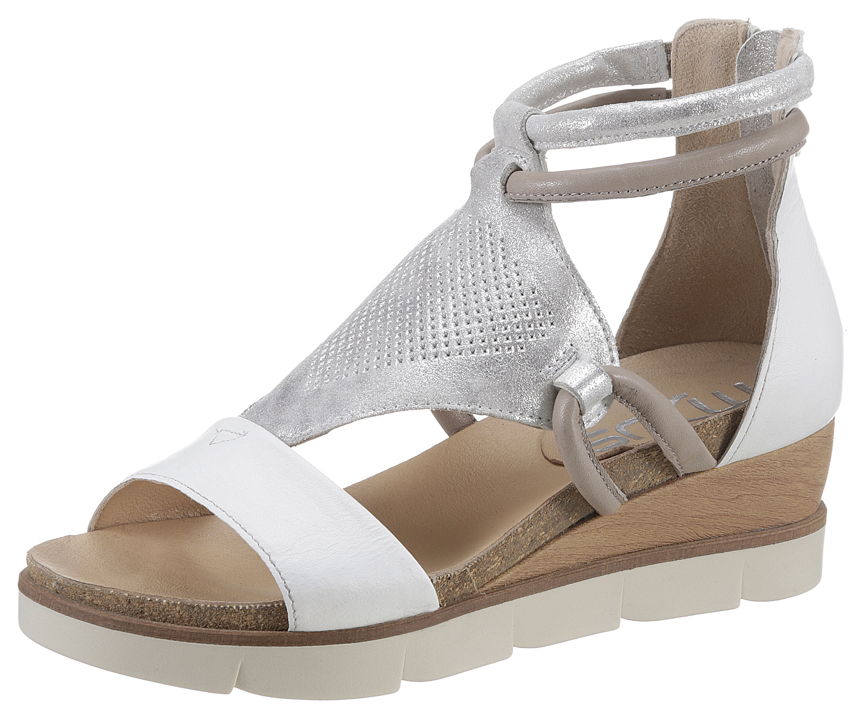 Sandalette »TAPASITA«, mit Metallic-Effekten