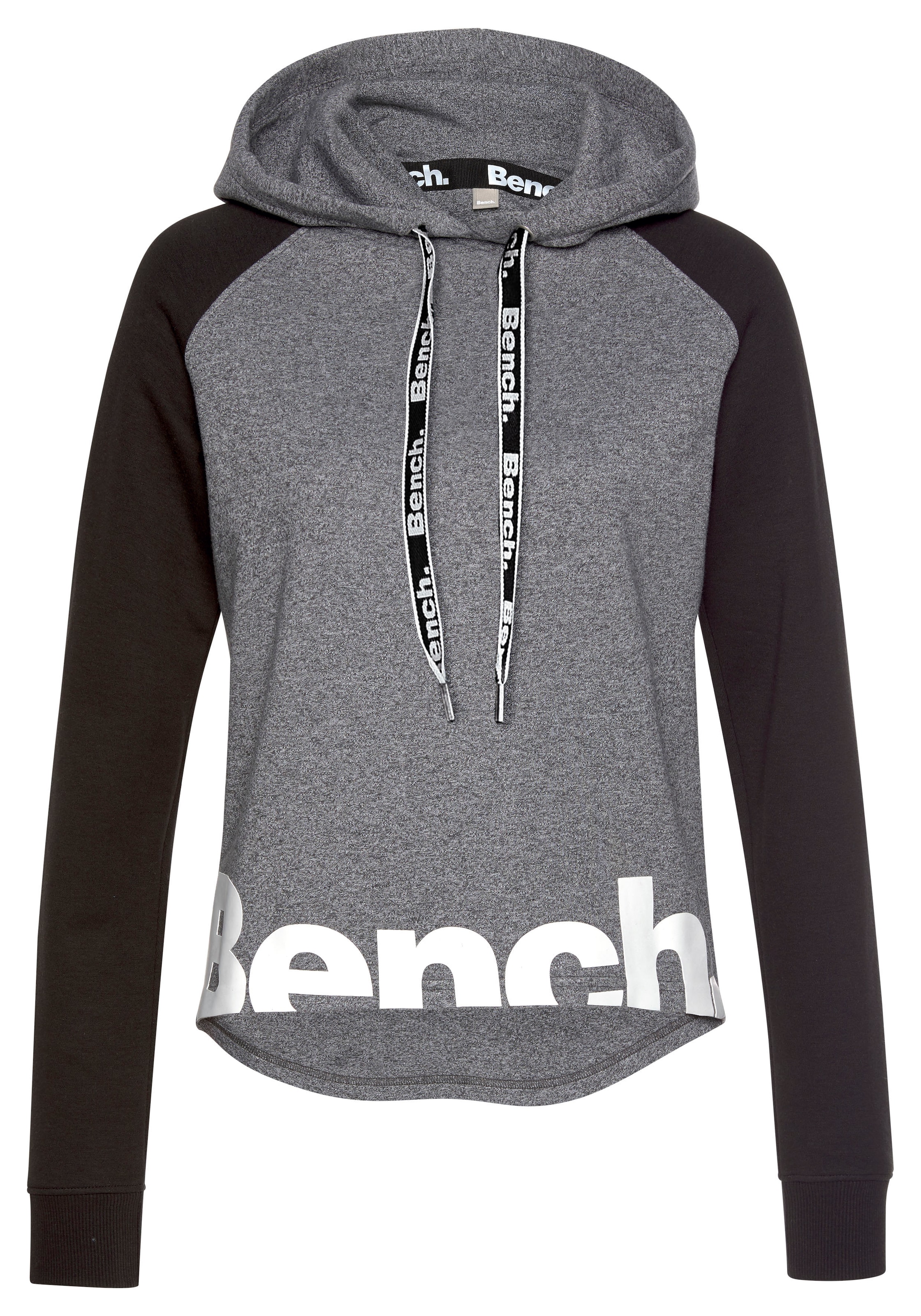 Bench. Loungewear Kapuzensweatshirt, mit Ärmeln I\'m shoppen | farblich und walking Loungeanzug, abgesetzten Logodruck, Hoodie