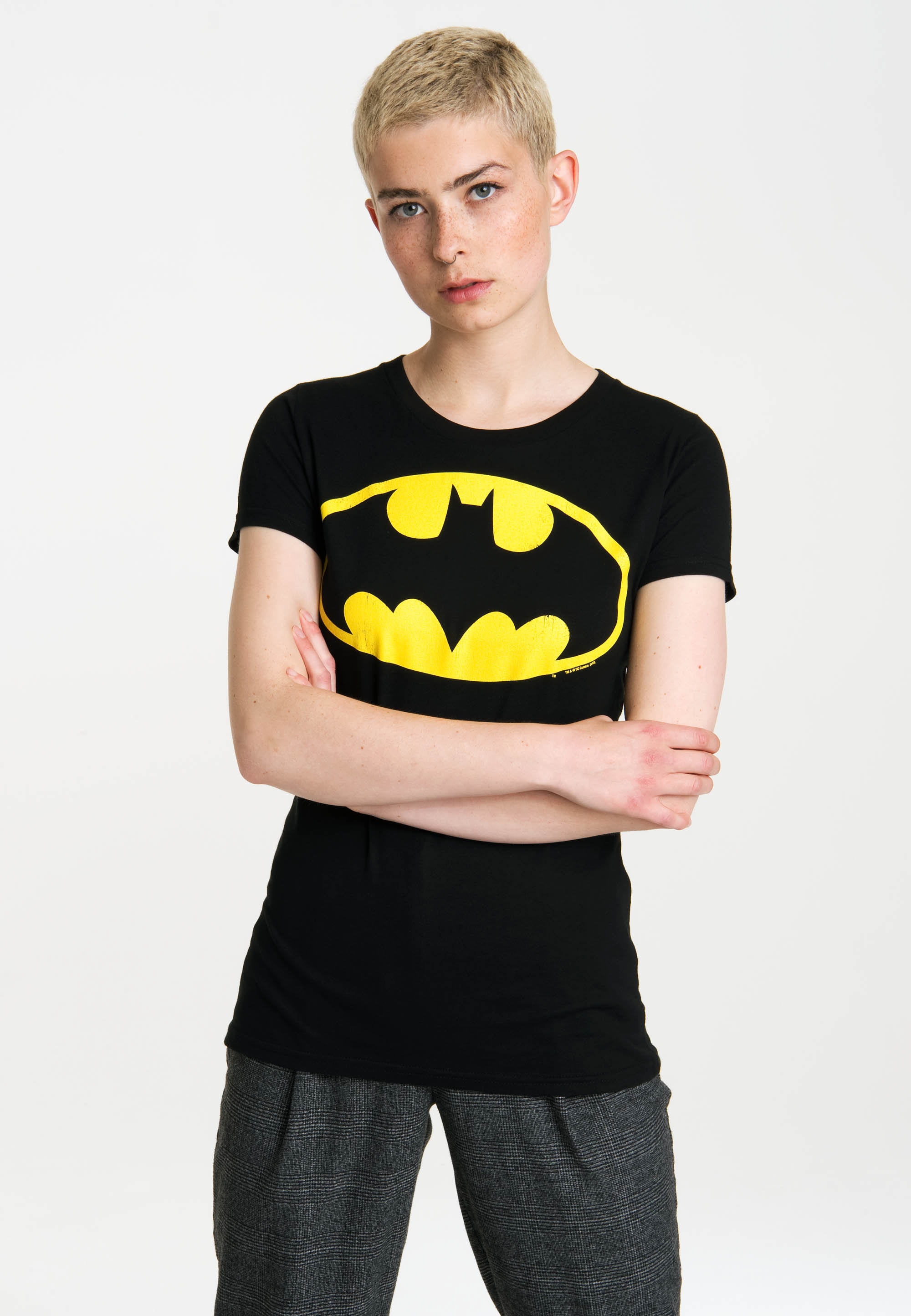 LOGOSHIRT T-Shirt »Batman«, mit kaufen Superhelden-Print coolem